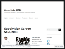 Tablet Screenshot of greenjade63026.wordpress.com