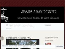 Tablet Screenshot of jesusabandoned.wordpress.com