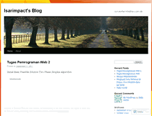 Tablet Screenshot of isarimpact.wordpress.com