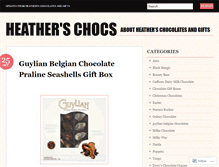Tablet Screenshot of heatherschocs.wordpress.com