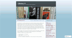 Desktop Screenshot of collections2point0.wordpress.com
