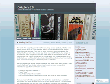 Tablet Screenshot of collections2point0.wordpress.com