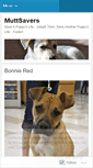 Mobile Screenshot of muttsavers.wordpress.com