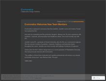 Tablet Screenshot of environeticsdesign.wordpress.com