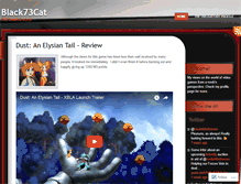 Tablet Screenshot of black73cat.wordpress.com