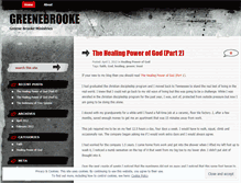 Tablet Screenshot of greenebrooke.wordpress.com