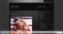 Desktop Screenshot of electricshadows.wordpress.com