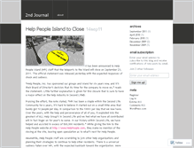 Tablet Screenshot of 2ndjournal.wordpress.com