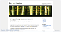 Desktop Screenshot of diaryofafrugalista.wordpress.com