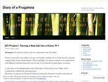 Tablet Screenshot of diaryofafrugalista.wordpress.com