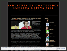 Tablet Screenshot of icamericalatina2010.wordpress.com