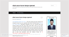 Desktop Screenshot of obatusustanpaoperasi.wordpress.com