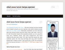 Tablet Screenshot of obatusustanpaoperasi.wordpress.com