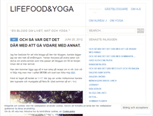 Tablet Screenshot of lifefoodyoga.wordpress.com