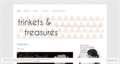 Desktop Screenshot of mytrinketsandtreasures.wordpress.com