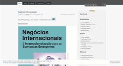Desktop Screenshot of neginternacionais.wordpress.com
