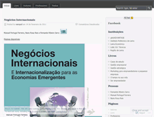 Tablet Screenshot of neginternacionais.wordpress.com