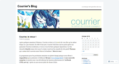 Desktop Screenshot of cfslcourrier.wordpress.com