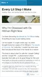 Mobile Screenshot of everylilstepimake.wordpress.com