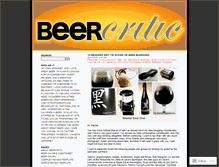 Tablet Screenshot of beercritic.wordpress.com