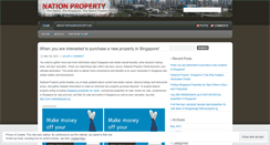 Desktop Screenshot of nationproperty.wordpress.com