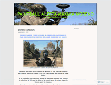 Tablet Screenshot of paintballalertamaxima.wordpress.com