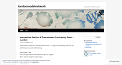 Desktop Screenshot of londonmodelnetwork.wordpress.com