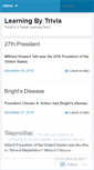 Mobile Screenshot of learningbytrivia.wordpress.com