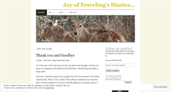 Desktop Screenshot of joyoftraveling.wordpress.com