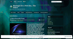 Desktop Screenshot of neweraelders.wordpress.com