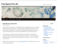 Tablet Screenshot of freespeechforall.wordpress.com