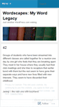 Mobile Screenshot of literascapes.wordpress.com