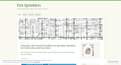 Desktop Screenshot of firesprinklers.wordpress.com