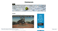 Desktop Screenshot of estrelamoto.wordpress.com