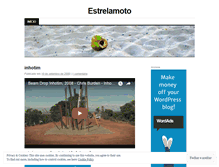 Tablet Screenshot of estrelamoto.wordpress.com