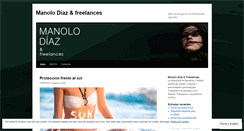 Desktop Screenshot of manolodiazandfreelances.wordpress.com