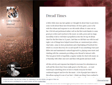 Tablet Screenshot of gregdread.wordpress.com