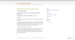 Desktop Screenshot of kurttucholsky.wordpress.com
