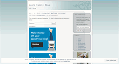 Desktop Screenshot of leonefamily.wordpress.com