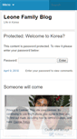 Mobile Screenshot of leonefamily.wordpress.com