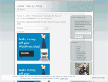 Tablet Screenshot of leonefamily.wordpress.com