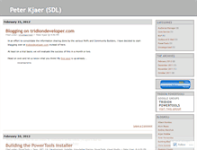 Tablet Screenshot of pkjaer.wordpress.com