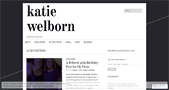 Desktop Screenshot of katiewelborn.wordpress.com