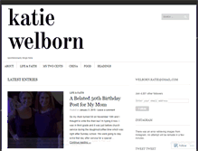 Tablet Screenshot of katiewelborn.wordpress.com