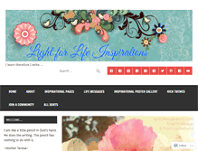 Tablet Screenshot of lightforlifewordpress.wordpress.com