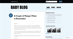 Desktop Screenshot of bozemanbaby.wordpress.com