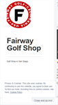 Mobile Screenshot of fairwaygolfshop.wordpress.com