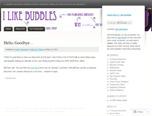 Tablet Screenshot of forthebubbles.wordpress.com