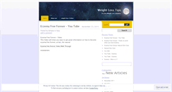 Desktop Screenshot of goodweightlosstips.wordpress.com