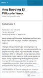 Mobile Screenshot of elfilibusterismo000rainargifel.wordpress.com